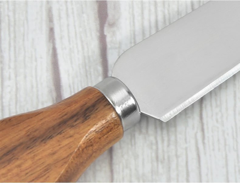 Featured image for '6-Piece Stainless Steel & Acacia Wood Cheese Knife Set  The Perfect Gift for Cheese Lovers'