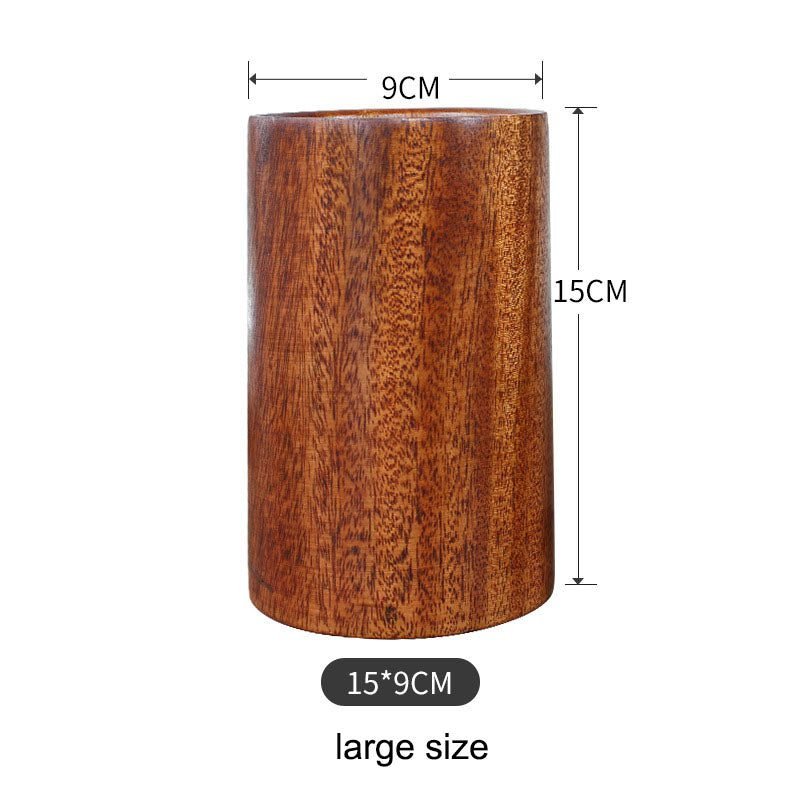 Featured image for 'Vintage Wooden Chopsticks with Drain Tube Timeless Craftsmanship & Practical Storage'